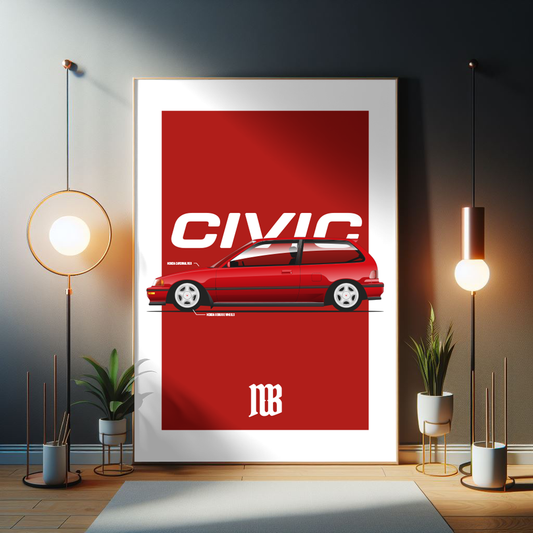 Civic EF Poster