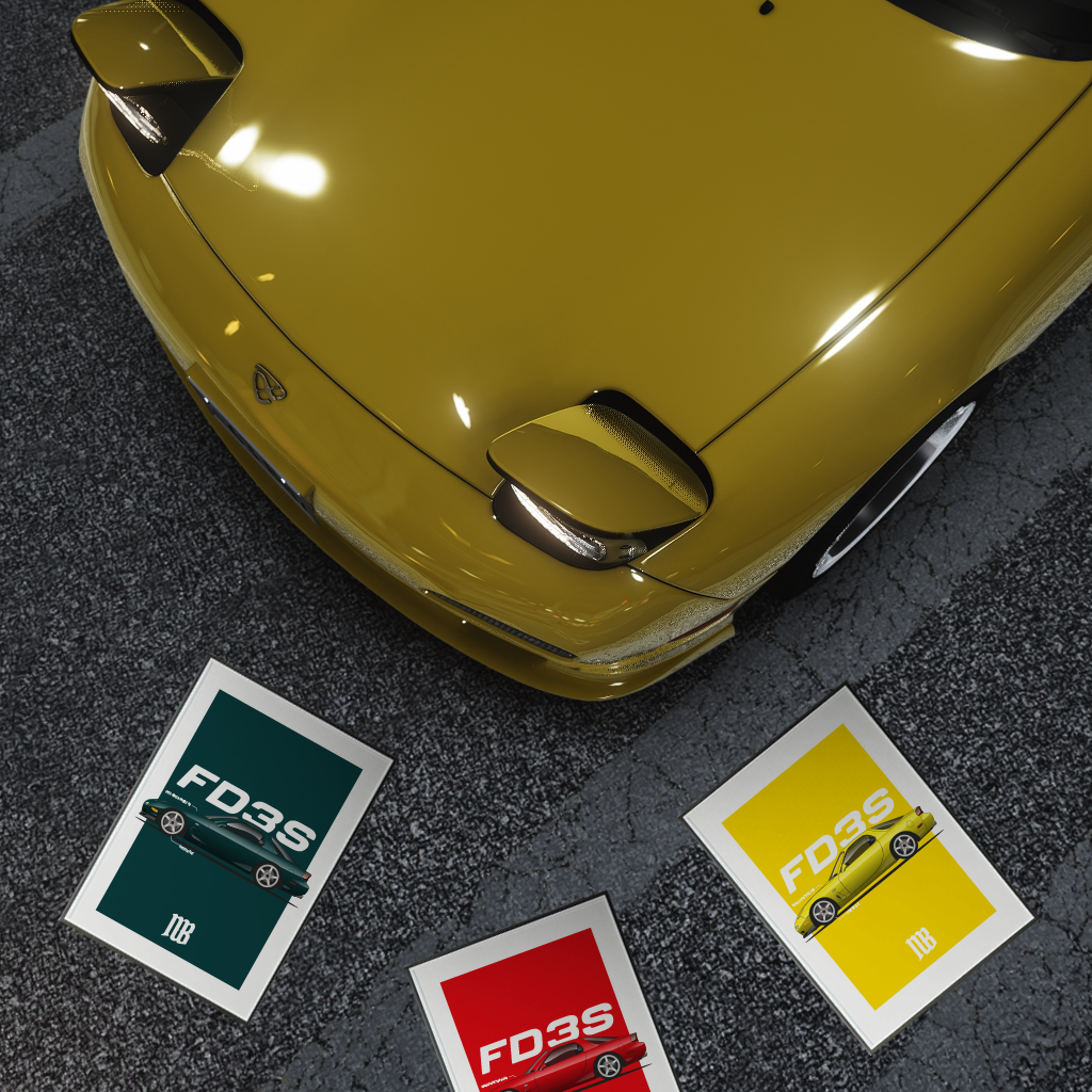 95 RX-7 FD3S Poster