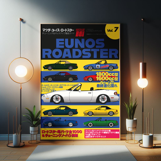 Hyper Nostalgicboii Volume 7 #1 Eunos Roadster Poster