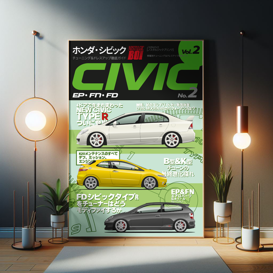 Hyper Nostalgicboii Volume 2 #2 CIVIC Poster