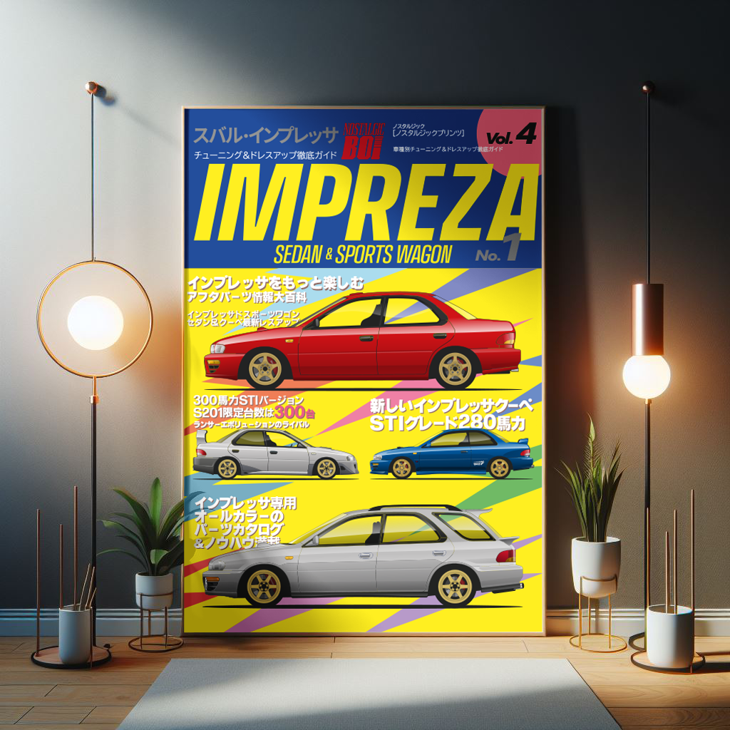 Hyper Nostalgicboii Volume 4 #1 Impreza Poster