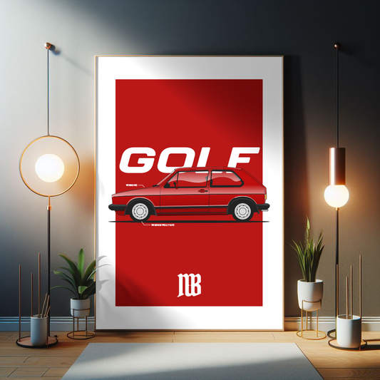 MK1 Golf Poster