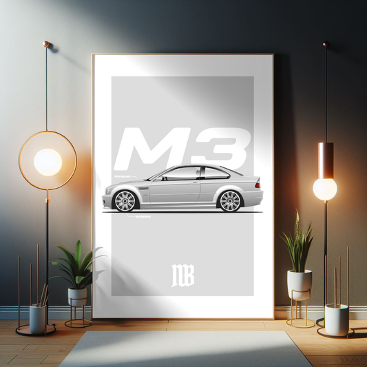 E46 M3 Poster