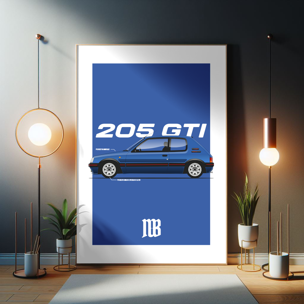 205 GTI Poster